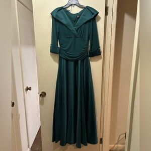 Jessica Howard Teal Long Sleeve Dress